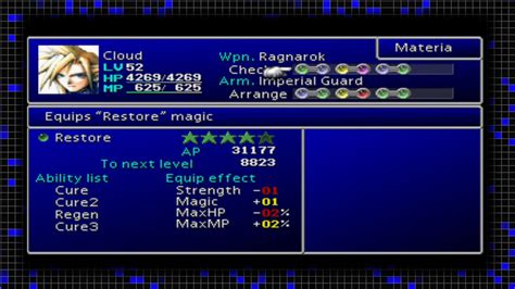 ff7 all materia.